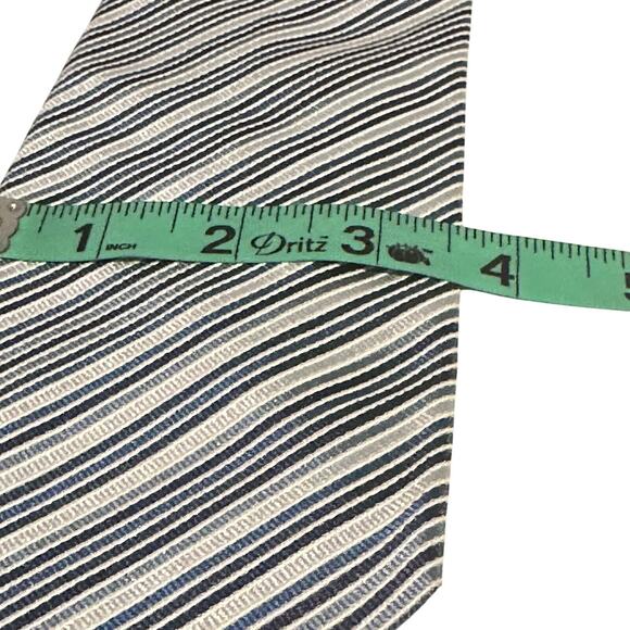 Banana Republic Vintage Striped Necktie OS Adjustable Career Formal Workwear - Picture 6 of 7